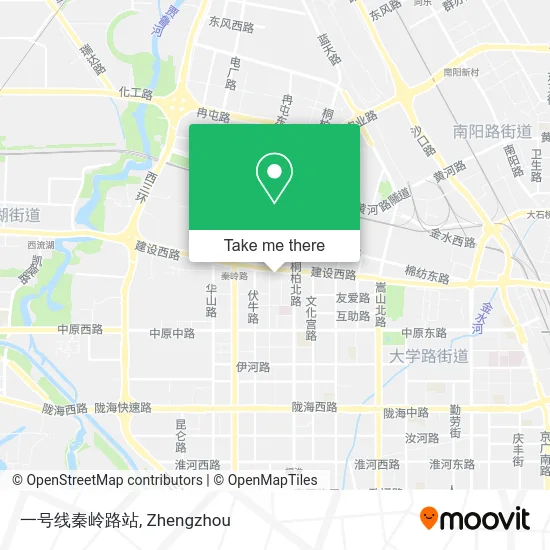 一号线秦岭路站 map