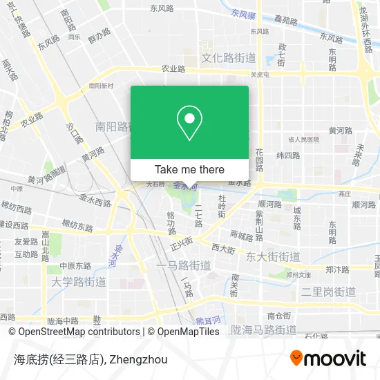 海底捞(经三路店) map