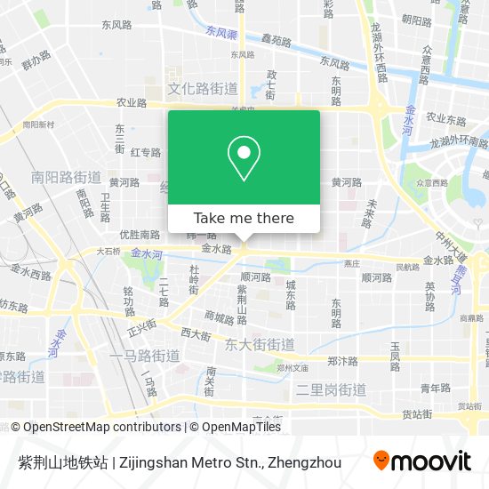 紫荆山地铁站 | Zijingshan Metro Stn. map