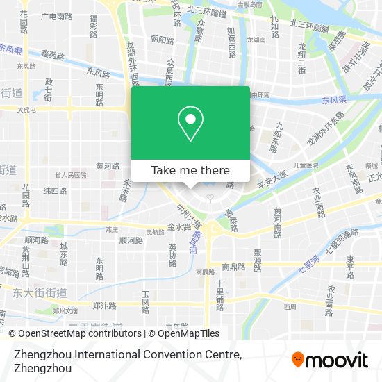 Zhengzhou International Convention Centre map