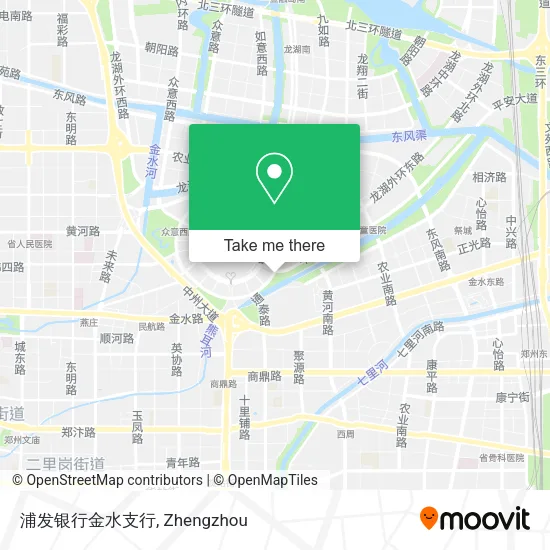 浦发银行金水支行 map