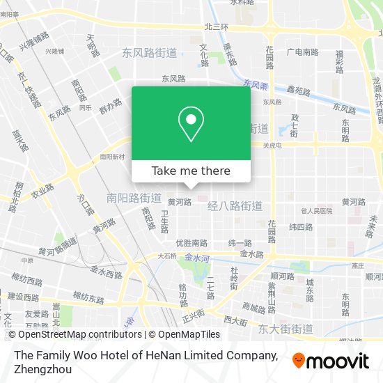 The Family Woo Hotel of HeNan Limited Company map