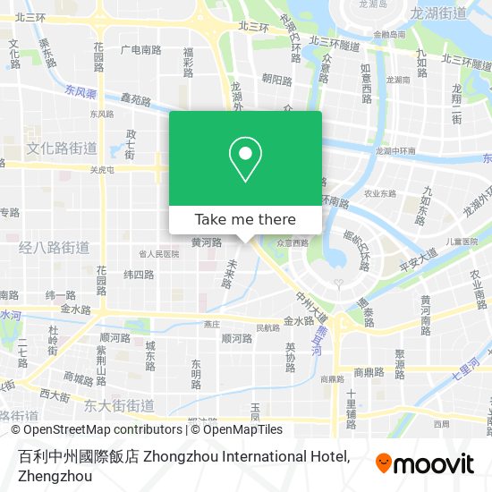 百利中州國際飯店 Zhongzhou International Hotel map