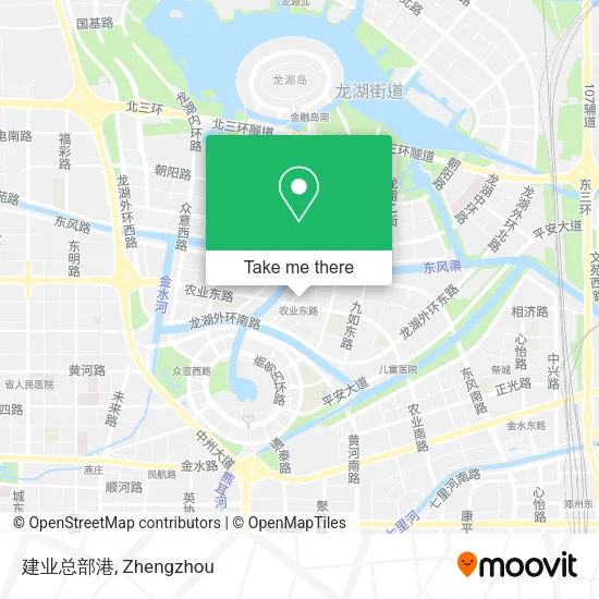 建业总部港 map