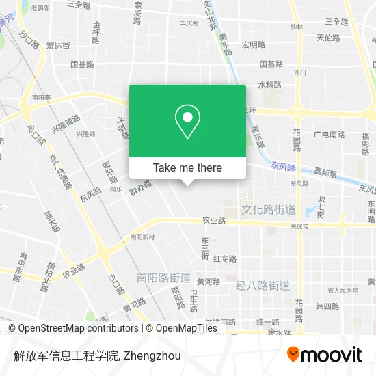 解放军信息工程学院 map