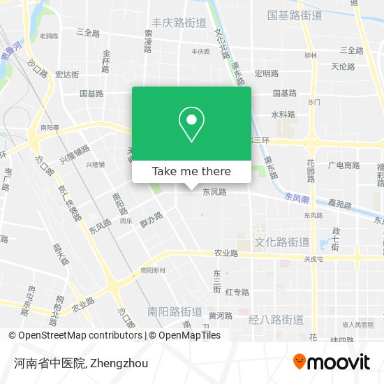 河南省中医院 map