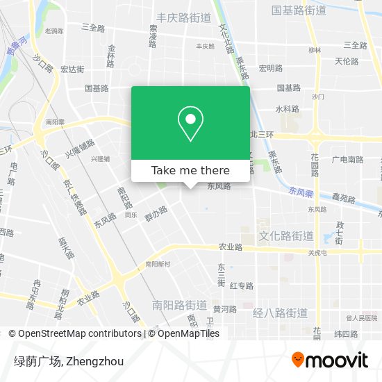 绿荫广场 map