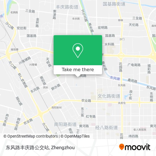 东风路丰庆路公交站 map