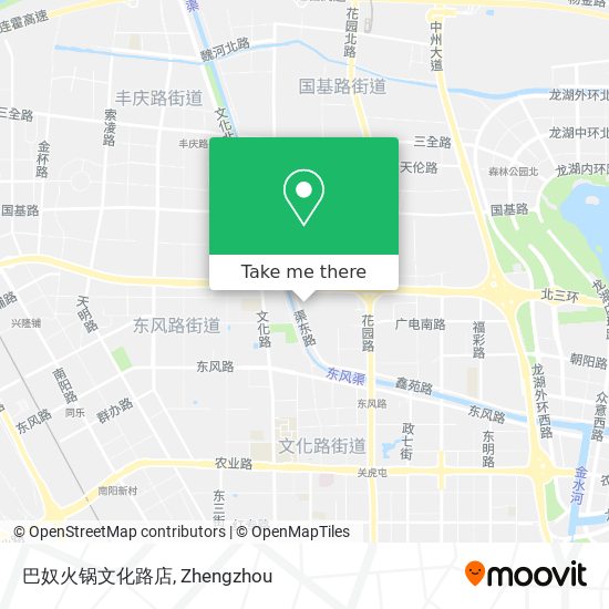 巴奴火锅文化路店 map