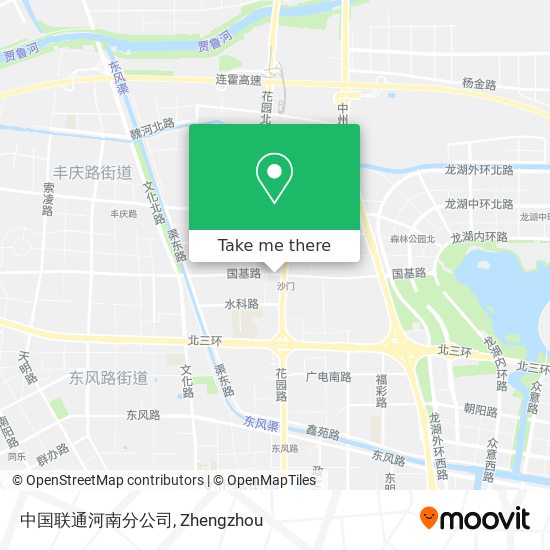 中国联通河南分公司 map