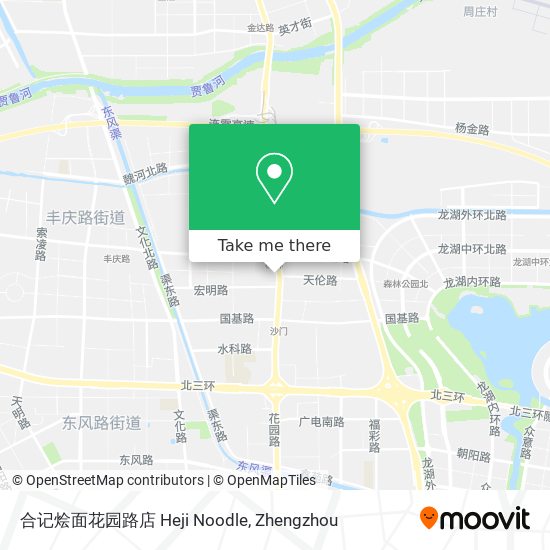 合记烩面花园路店 Heji Noodle map
