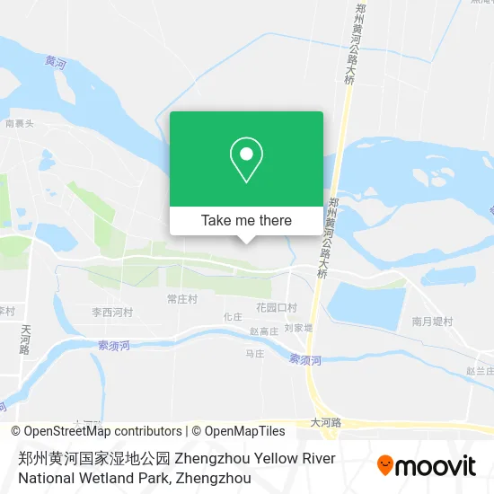 郑州黄河国家湿地公园 Zhengzhou Yellow River National Wetland Park map