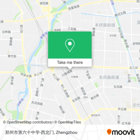 郑州市第六十中学-西北门 map