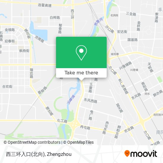 西三环入口(北向) map