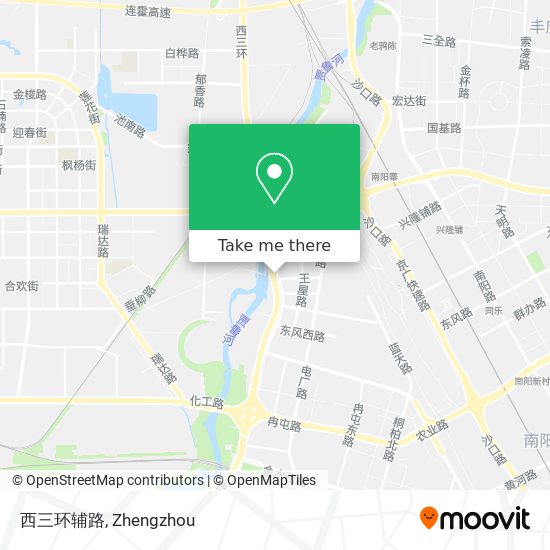西三环辅路 map