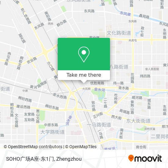 SOHO广场A座-东1门 map