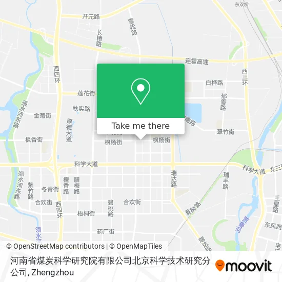 河南省煤炭科学研究院有限公司北京科学技术研究分公司 map