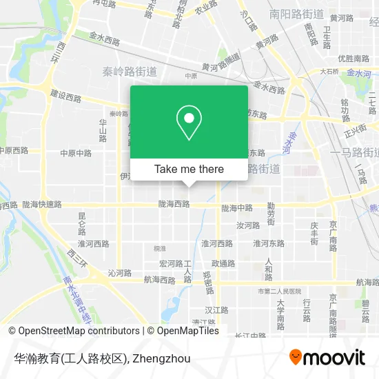 华瀚教育(工人路校区) map