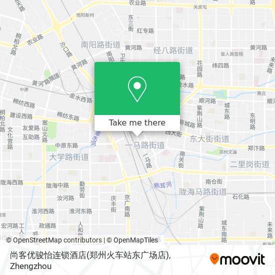 尚客优骏怡连锁酒店(郑州火车站东广场店) map