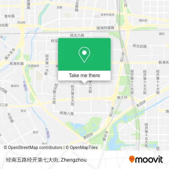 经南五路经开第七大街 map