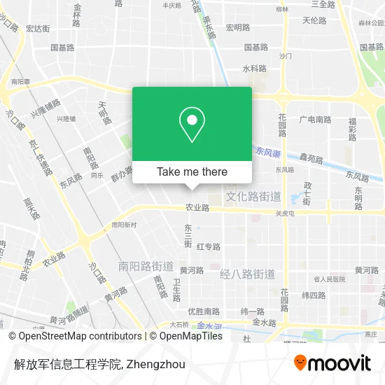 解放军信息工程学院 map