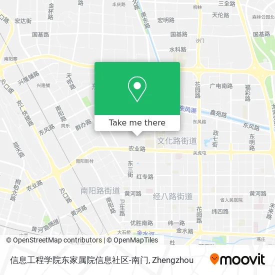 信息工程学院东家属院信息社区-南门 map