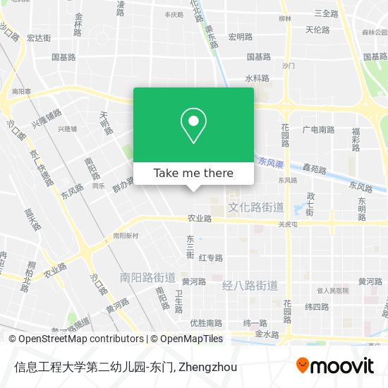 信息工程大学第二幼儿园-东门 map