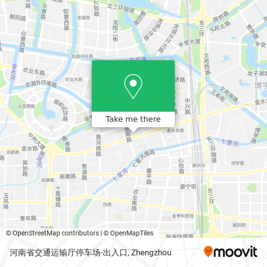 河南省交通运输厅停车场-出入口 map