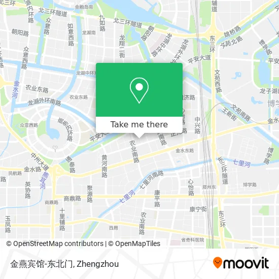 金燕宾馆-东北门 map