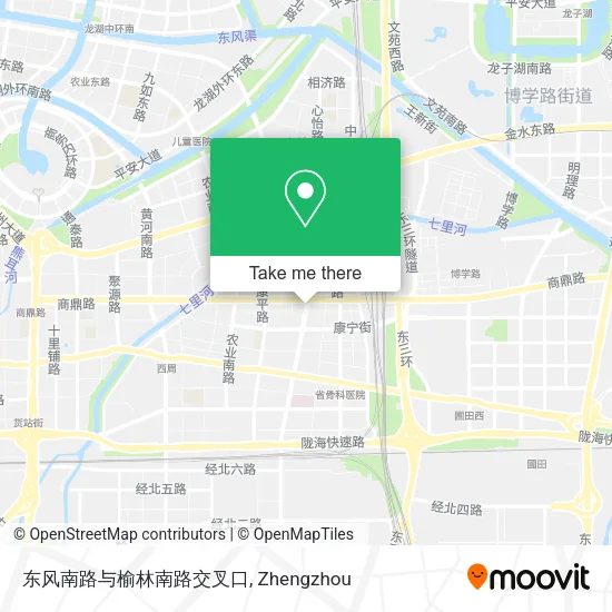 东风南路与榆林南路交叉口 map