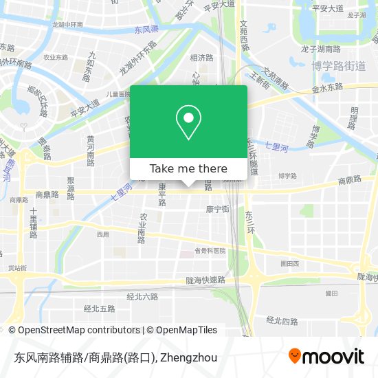 东风南路辅路/商鼎路(路口) map