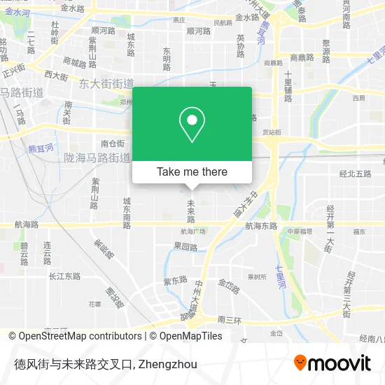 德风街与未来路交叉口 map