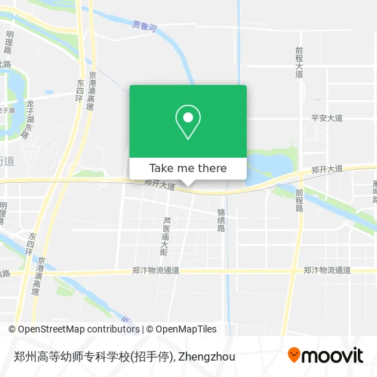 郑州高等幼师专科学校(招手停) map