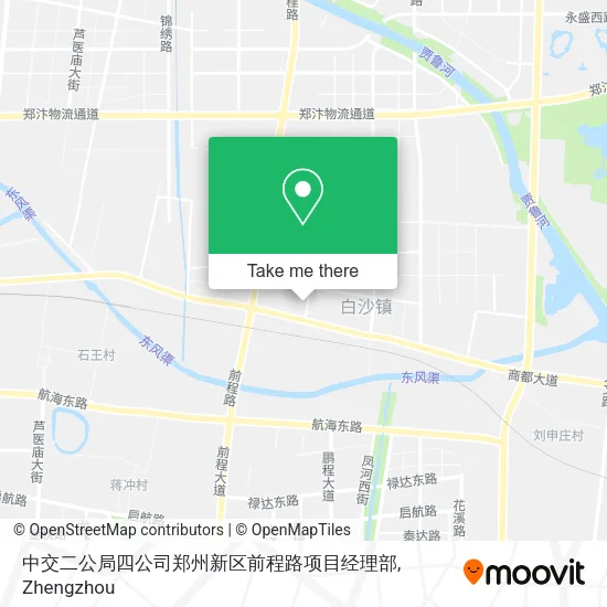 中交二公局四公司郑州新区前程路项目经理部 map
