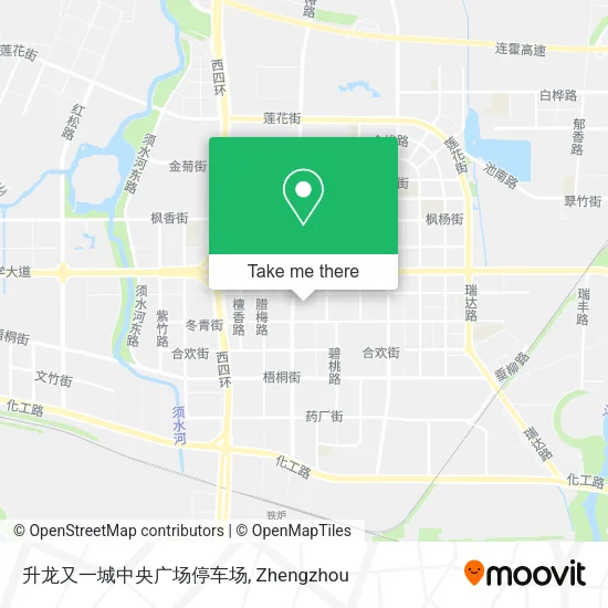 升龙又一城中央广场停车场 map