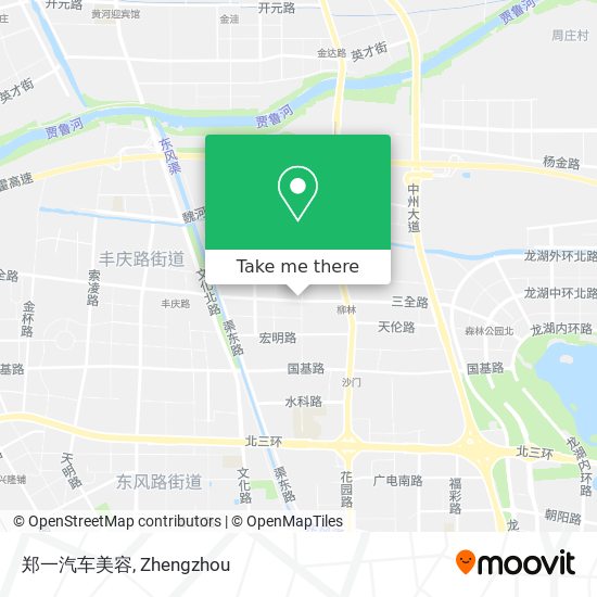 郑一汽车美容 map