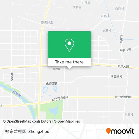 郑东碧桂园 map