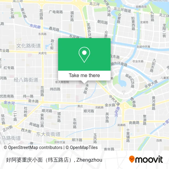 好阿婆重庆小面（纬五路店） map