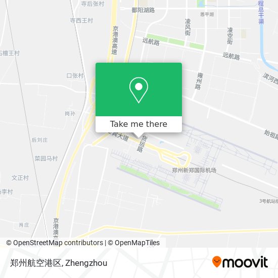 郑州航空港区 map