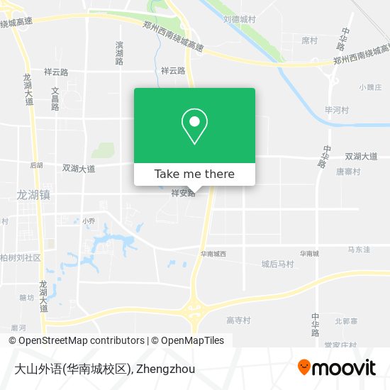 大山外语(华南城校区) map