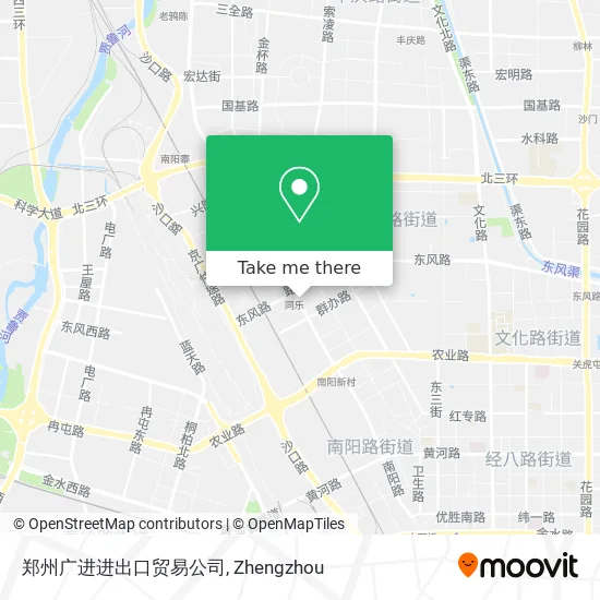 郑州广进进出口贸易公司 map