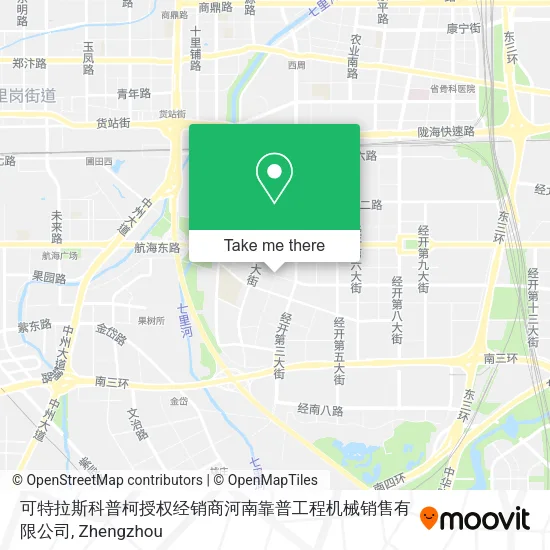 可特拉斯科普柯授权经销商河南靠普工程机械销售有限公司 map