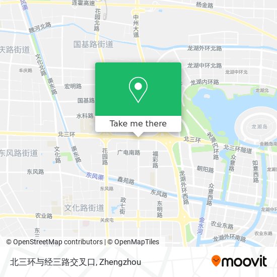 北三环与经三路交叉口 map