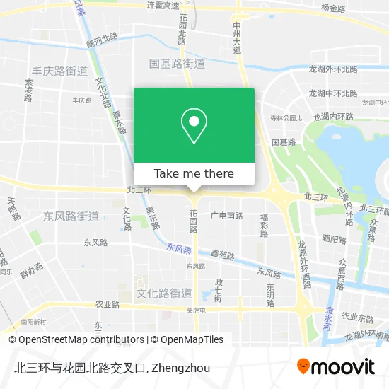 北三环与花园北路交叉口 map