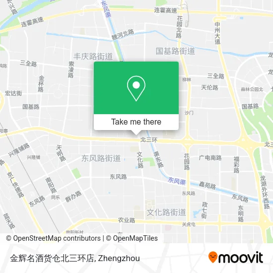 金辉名酒货仓北三环店 map