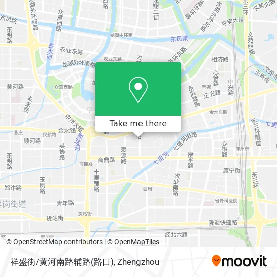 祥盛街/黄河南路辅路(路口) map