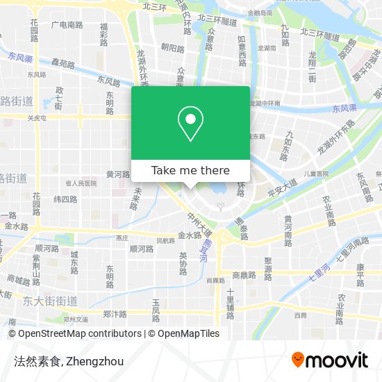 法然素食 map