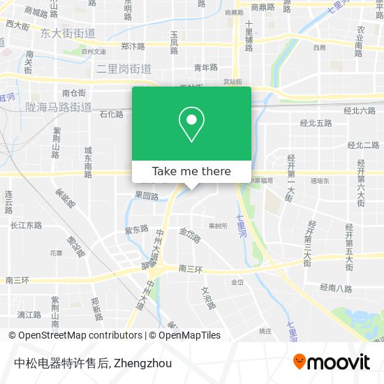 中松电器特许售后 map