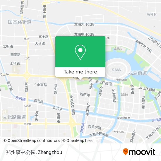 郑州森林公园 map