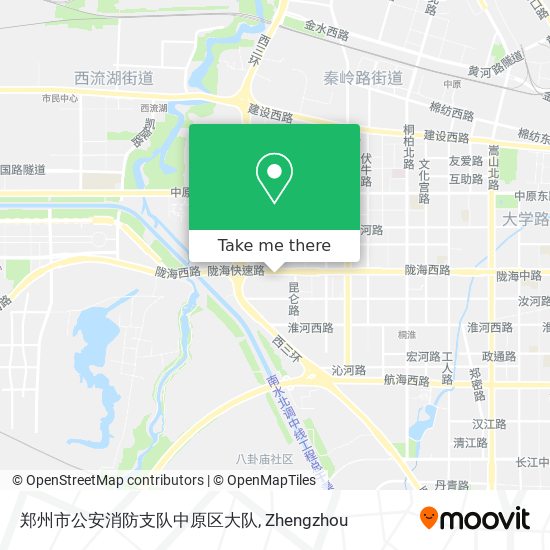 郑州市公安消防支队中原区大队 map